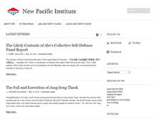 Tablet Screenshot of newpacificinstitute.org